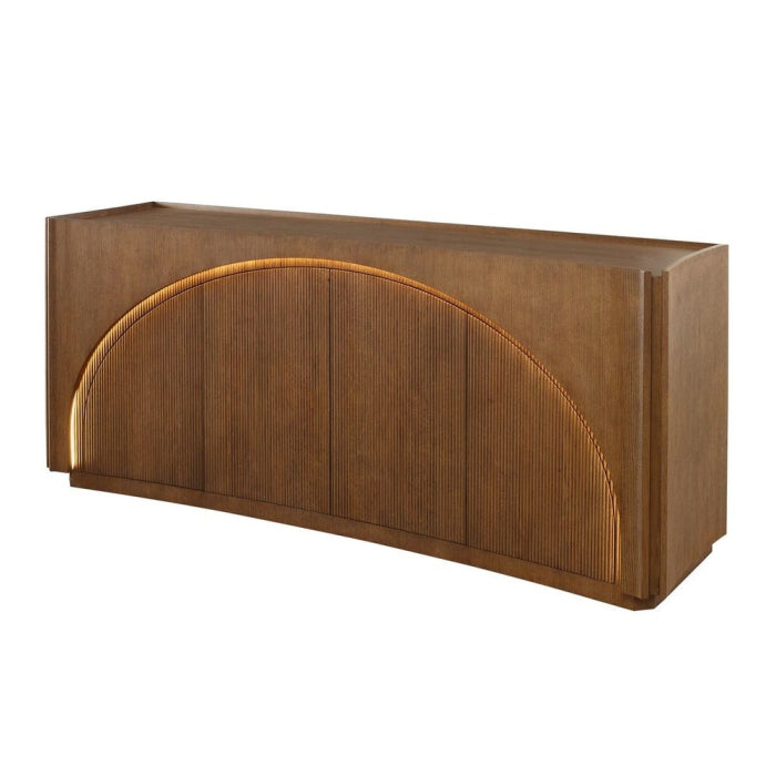 Uttermost High Light, Lighted 4 Door Console Cabinet