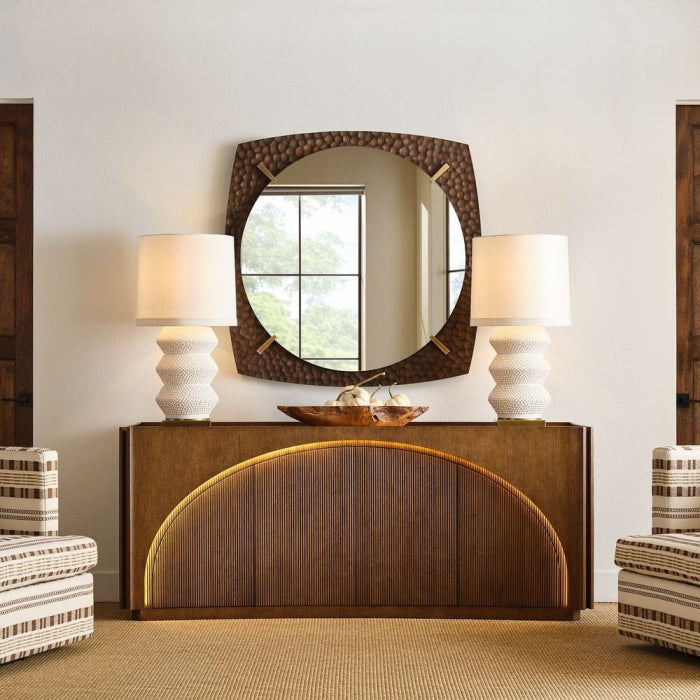 Uttermost High Light, Lighted 4 Door Console Cabinet
