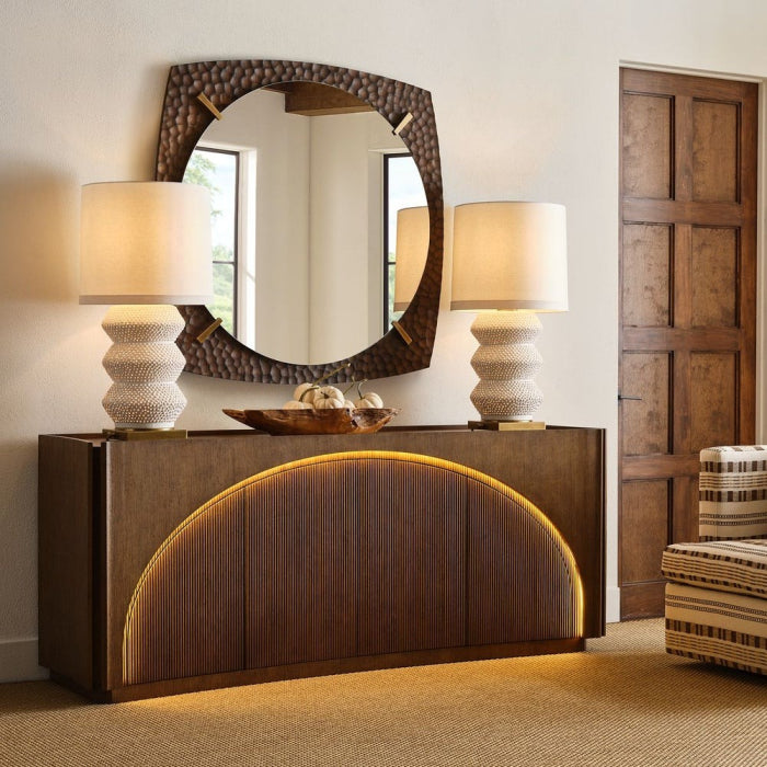 Uttermost High Light, Lighted 4 Door Console Cabinet