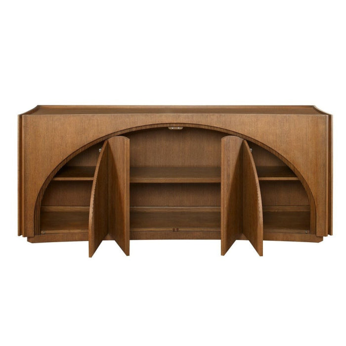 Uttermost High Light, Lighted 4 Door Console Cabinet