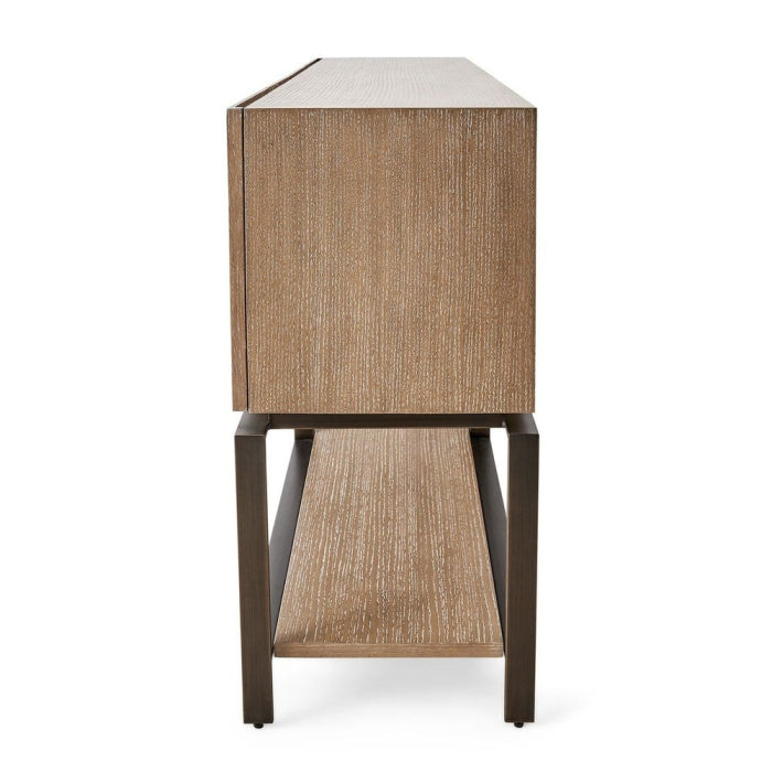 Uttermost Trapezoid 4 Door Cabinet