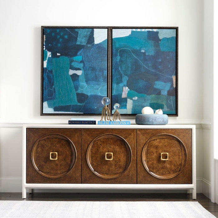 Uttermost Roundabout 3 Door Cabinet