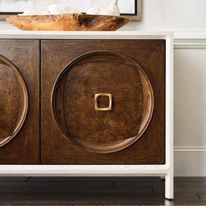 Uttermost Roundabout 3 Door Cabinet