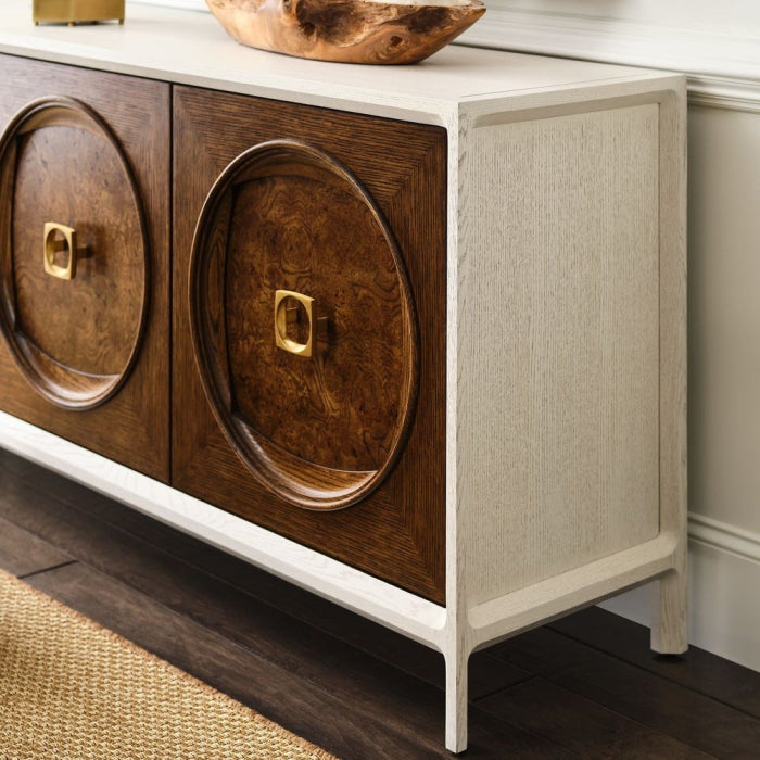 Uttermost Roundabout 3 Door Cabinet