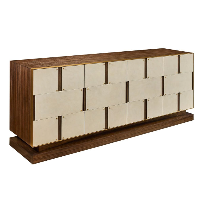 Uttermost Block Buster 4 Door Cabinet