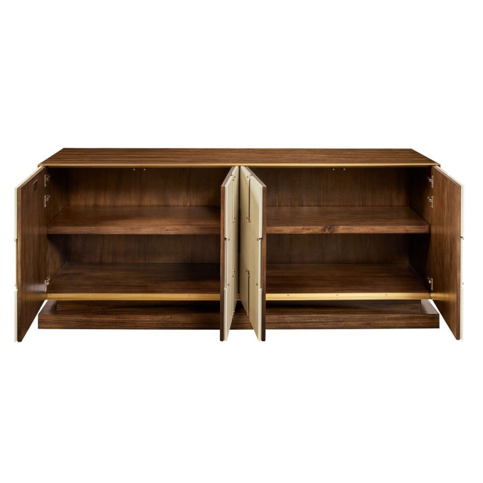 Uttermost Block Buster 4 Door Cabinet