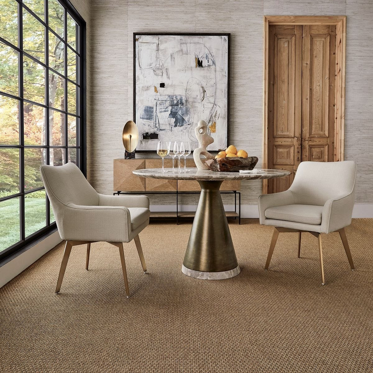 Uttermost Conical Round Dining Table - 120cm