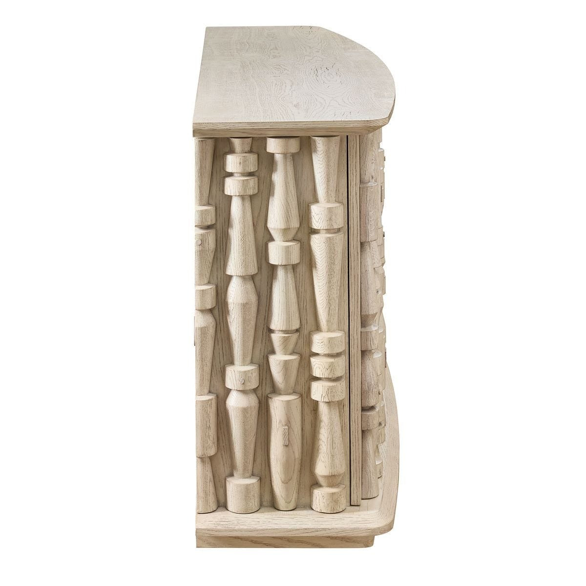 Uttermost Spindle 4 Door Cabinet