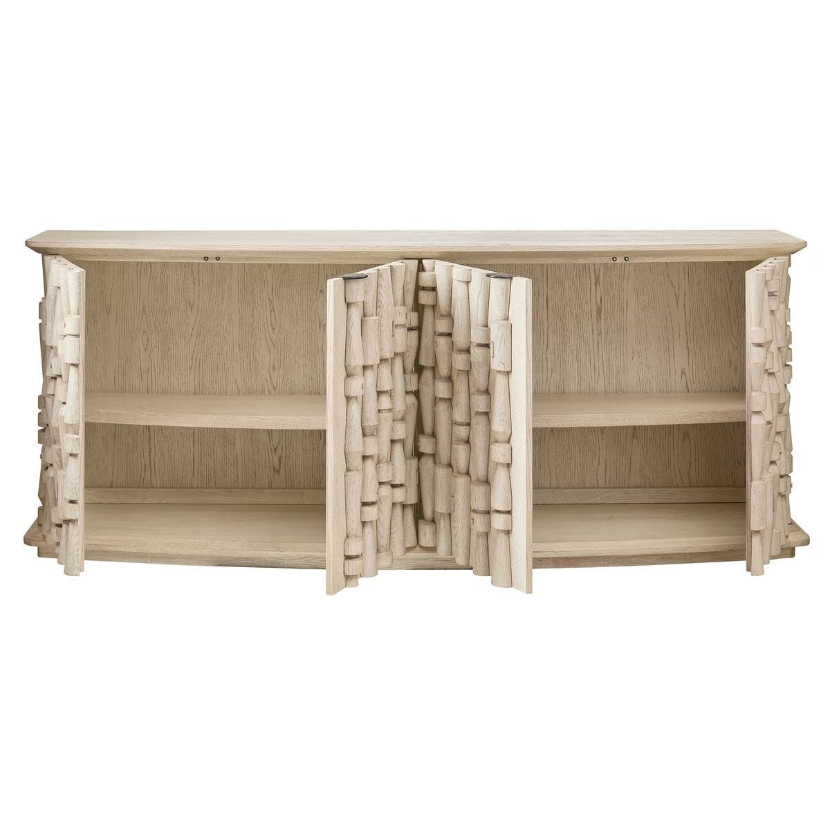 Uttermost Spindle 4 Door Cabinet