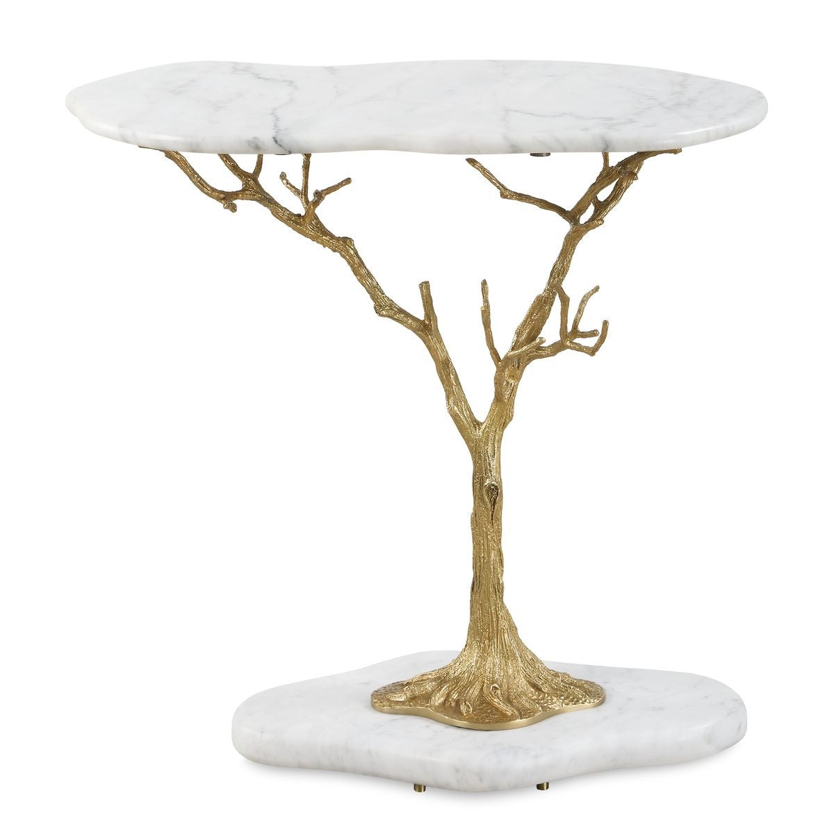 Golden Chestnut Accent Table