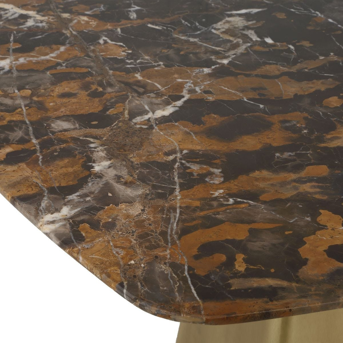 Uttermost Equilateral Bistro Table in Michelangelo and Brass