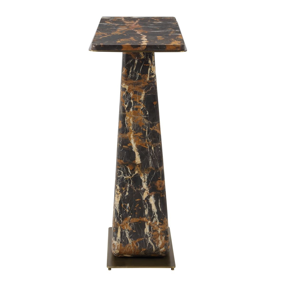 Uttermost About Turn Console Table in Michelangelo Marble