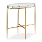 Crystal Clear Accent Table