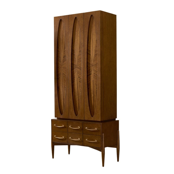 Uttermost Tiger Eye Tall Cabinet
