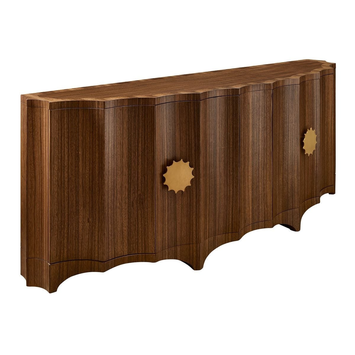 Uttermost Grand Flute 4 Door Cabinet