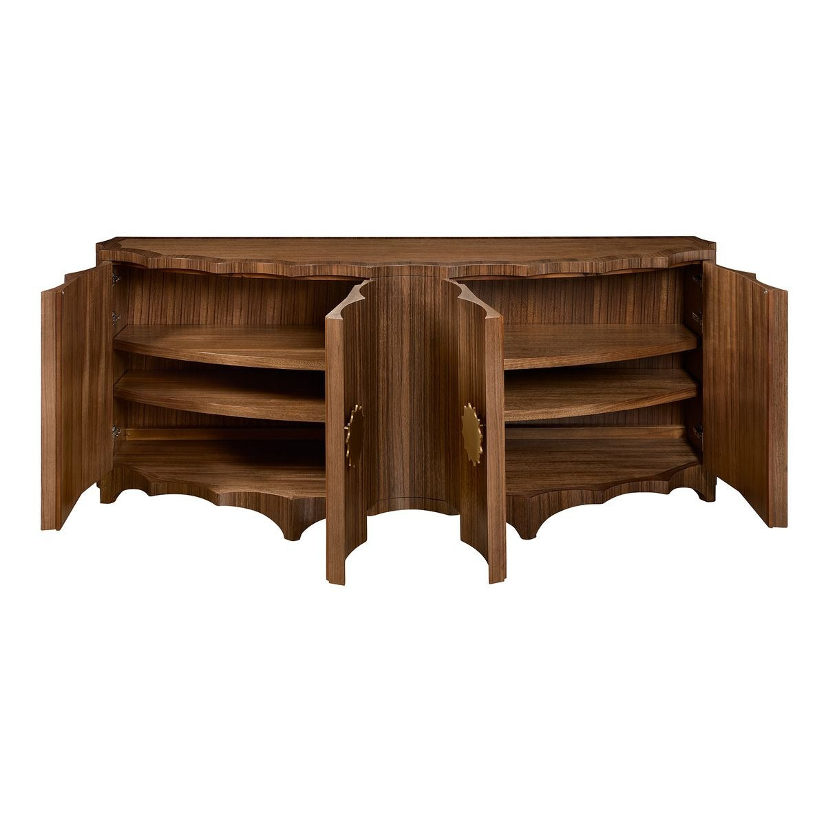 Uttermost Grand Flute 4 Door Cabinet