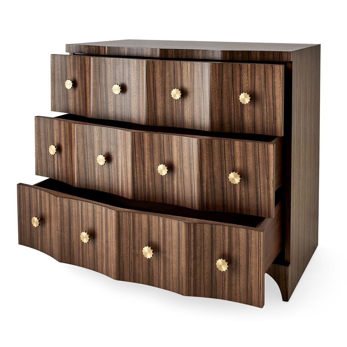 Uttermost Grand Flute 3 Drawer Chest