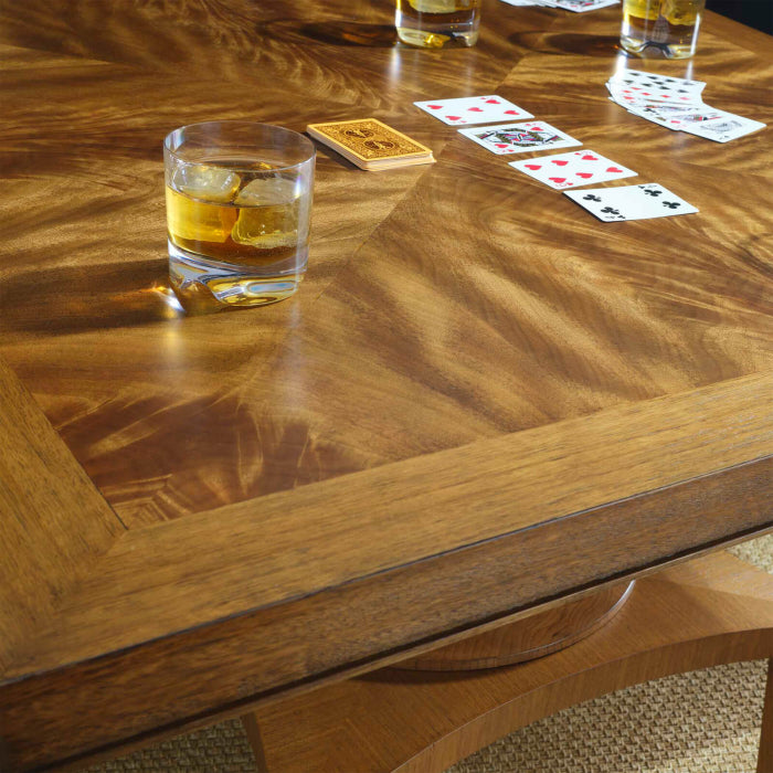 Uttermost Put You On A Pedestal Game Table in Golden Brown