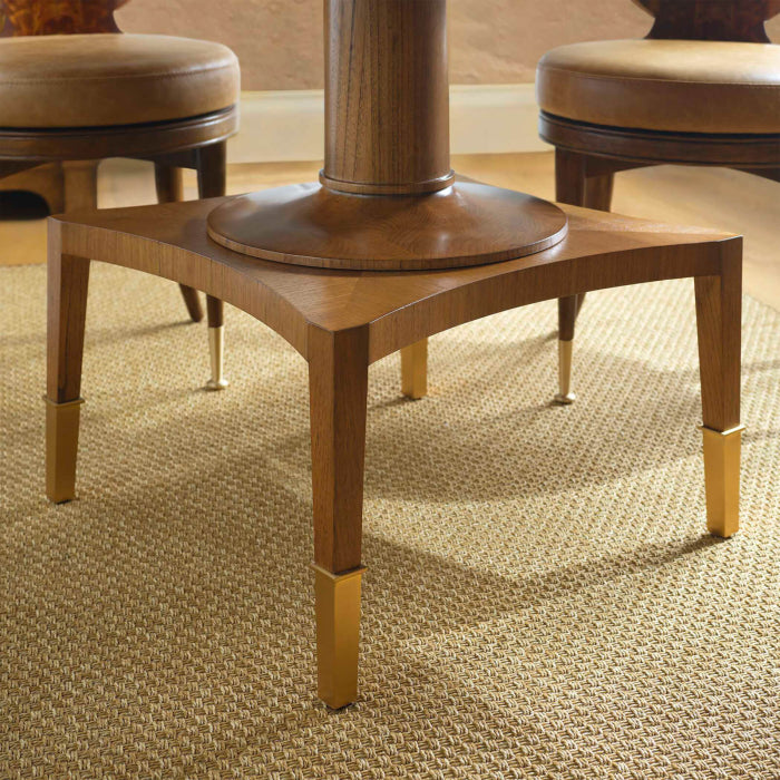 Uttermost Put You On A Pedestal Game Table in Golden Brown
