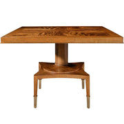 Put You On A Pedestal Game Table in Golden Brown
