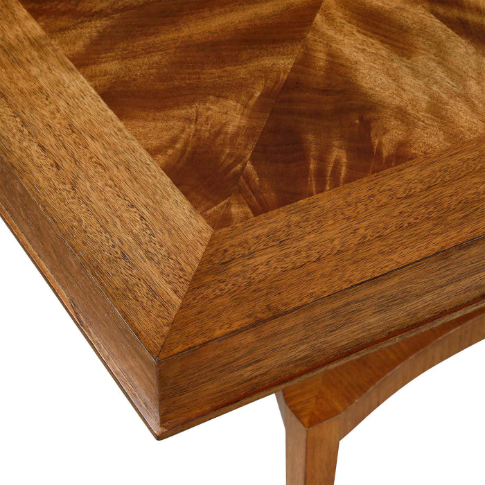 Uttermost Put You On A Pedestal Game Table in Golden Brown