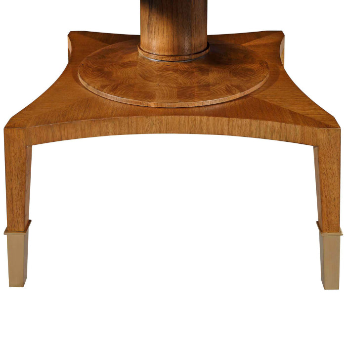 Uttermost Put You On A Pedestal Game Table in Golden Brown