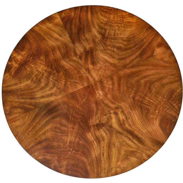 Uttermost Put You On A Pedestal Side Table in Golden Brown