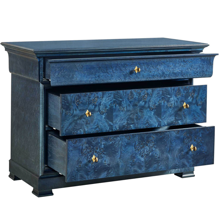 Uttermost Louis Philippe Chest of Drawers in True Blue