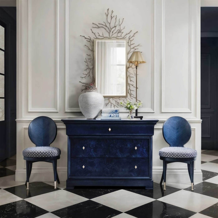 Uttermost Louis Philippe Chest of Drawers in True Blue