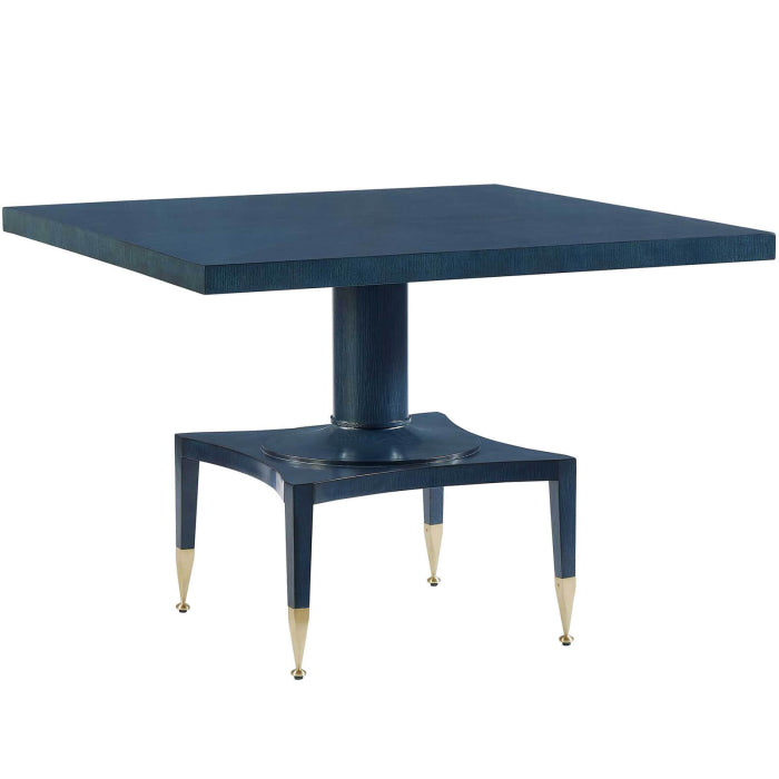 Uttermost Put You On A Pedestal Game Table in True Blue