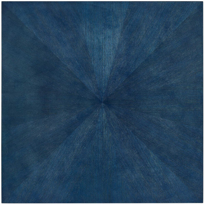 Uttermost Put You On A Pedestal Game Table in True Blue