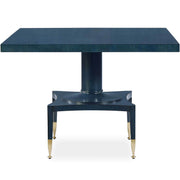 Put You On A Pedestal Game Table in True Blue
