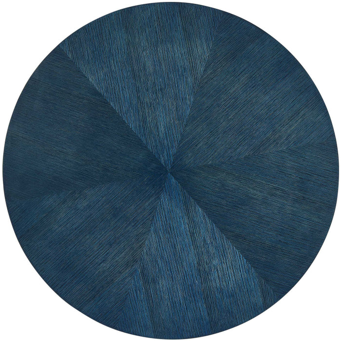 Uttermost Put You On A Pedestal Side Table in True Blue