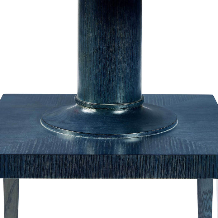 Uttermost Put You On A Pedestal Side Table in True Blue