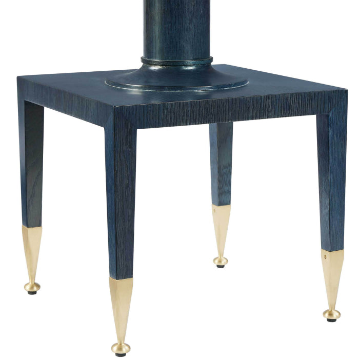 Uttermost Put You On A Pedestal Side Table in True Blue