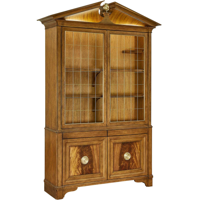 Uttermost Pediment Tall Cabinet in Golden
