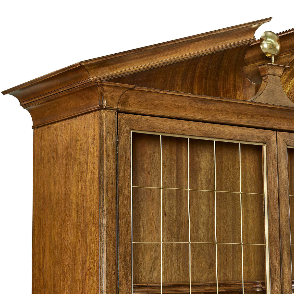 Uttermost Pediment Tall Cabinet in Golden
