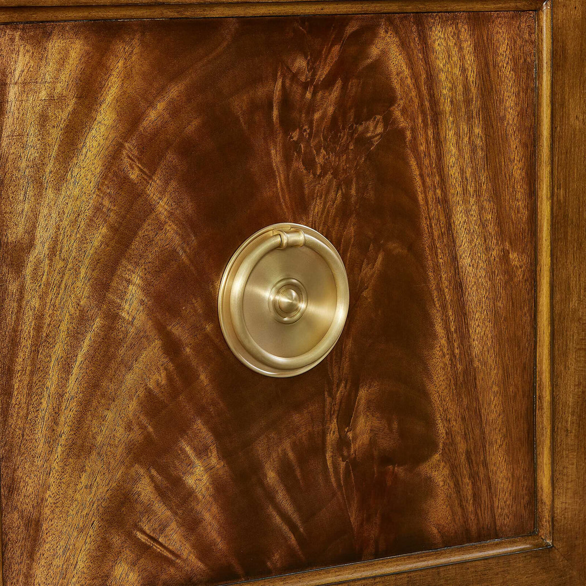 Uttermost Pediment Tall Cabinet in Golden