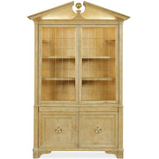 Pediment Tall Cabinet in Scrubbed Light Oak