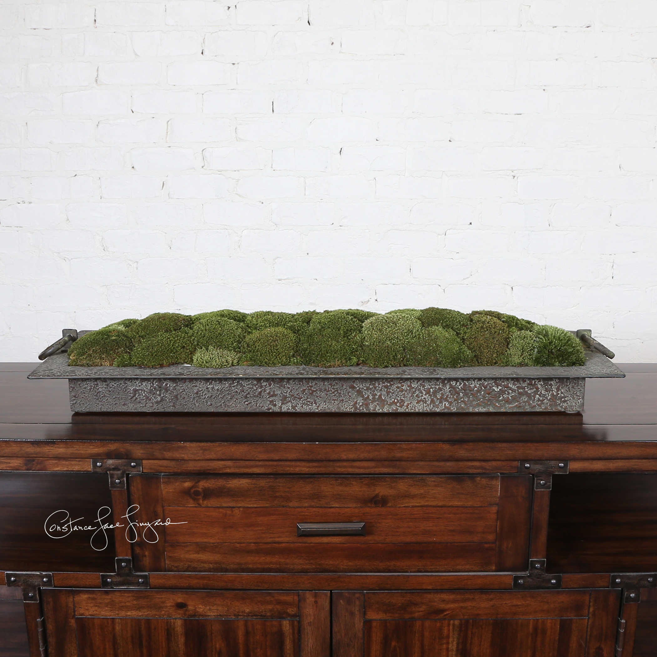 Uttermost Heath Preserved Moss Tray
