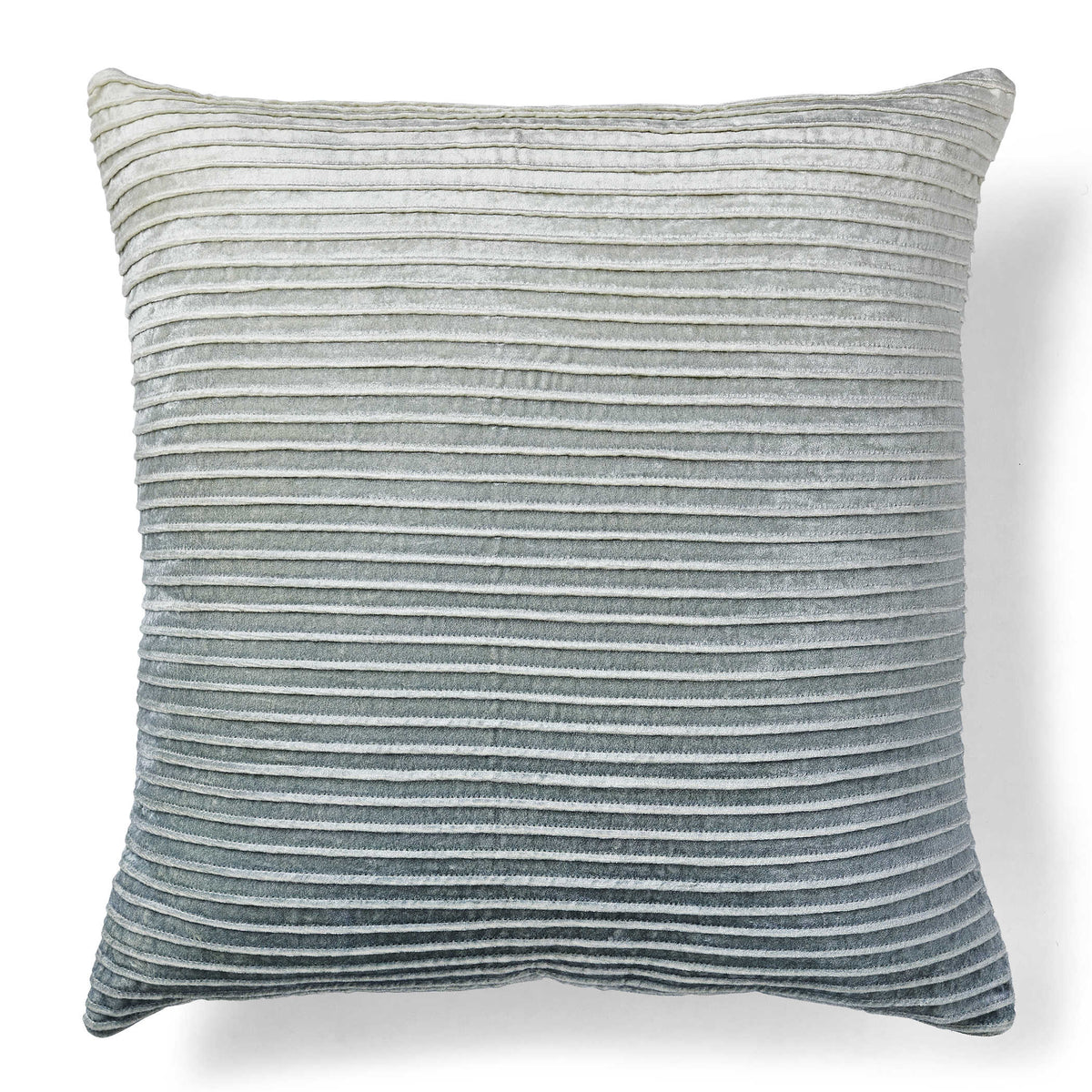 Fade Out Velvet Cushion - Blue