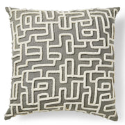 Labyrinth Cushion - Gray