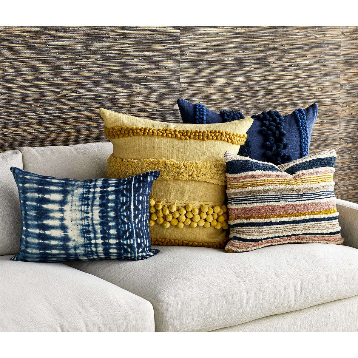 Uttermost Having a Ball Cushion - Lemon Chiffon