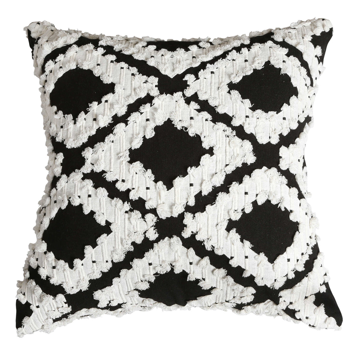Fringe Element Cushion - Day and Night