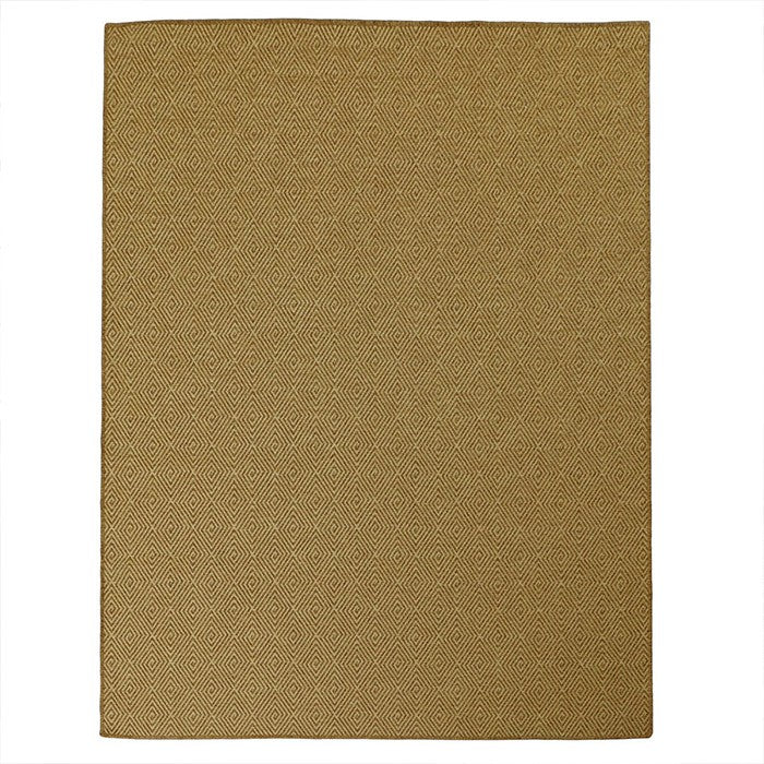 Maize Diamond Rug in Burnt Umber - 243 x 305cm