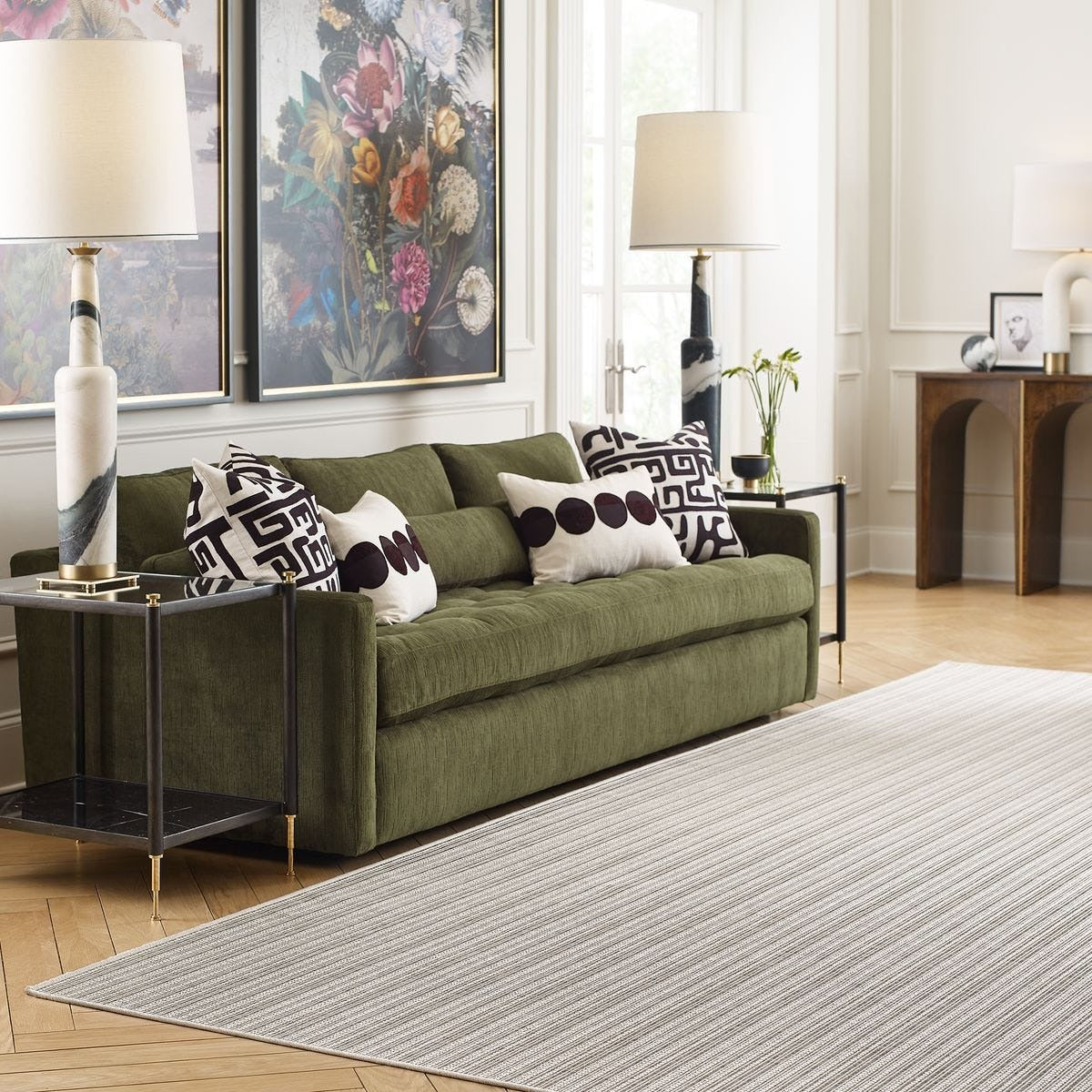 Uttermost Silver Cloud Rug in Frost - 335 x 427cm