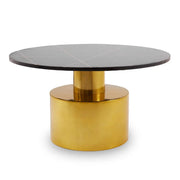 Rania Coffee Table with Black Marble Top   Nicholas John Interiors