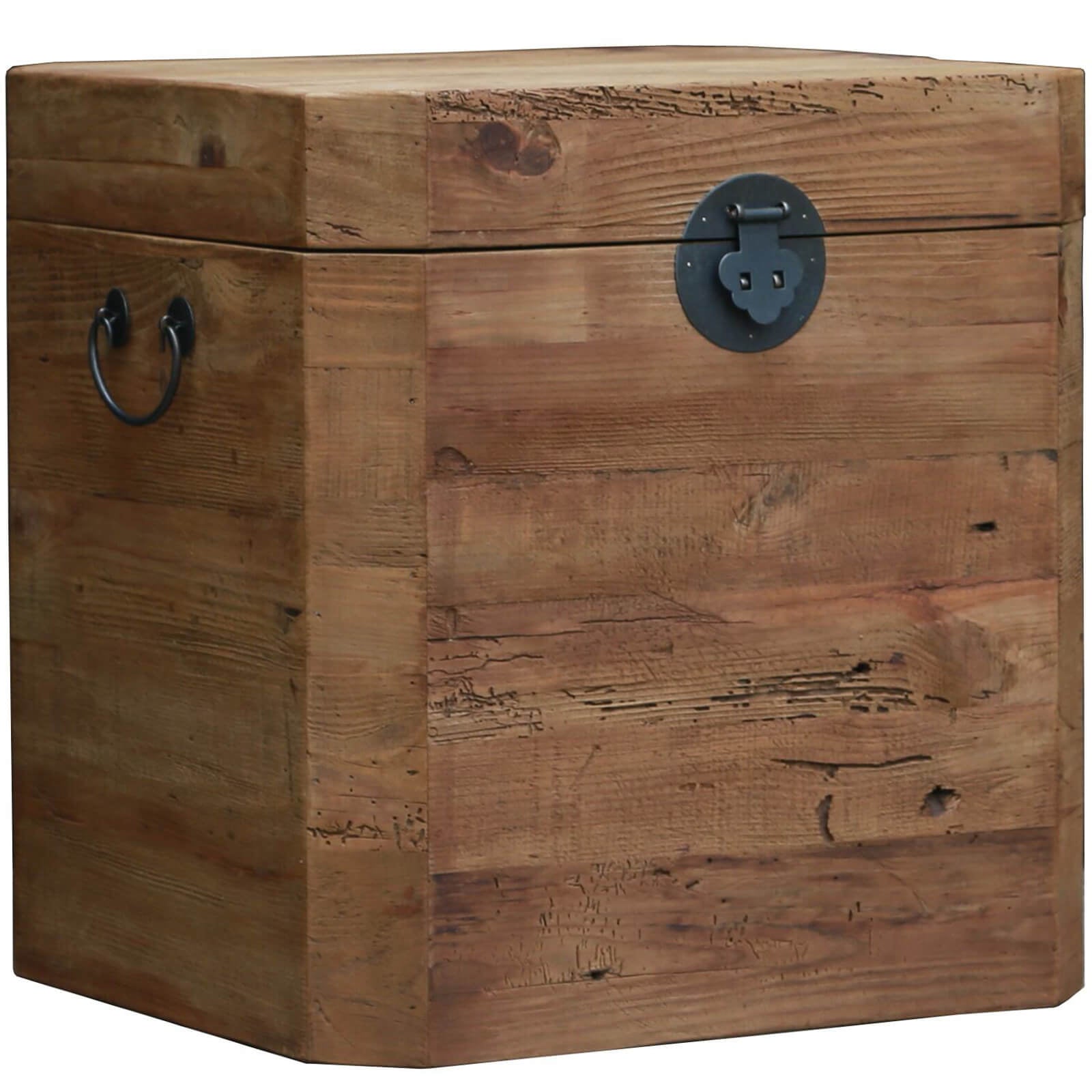 Keiichi Reclaimed Pine Bedside Trunk