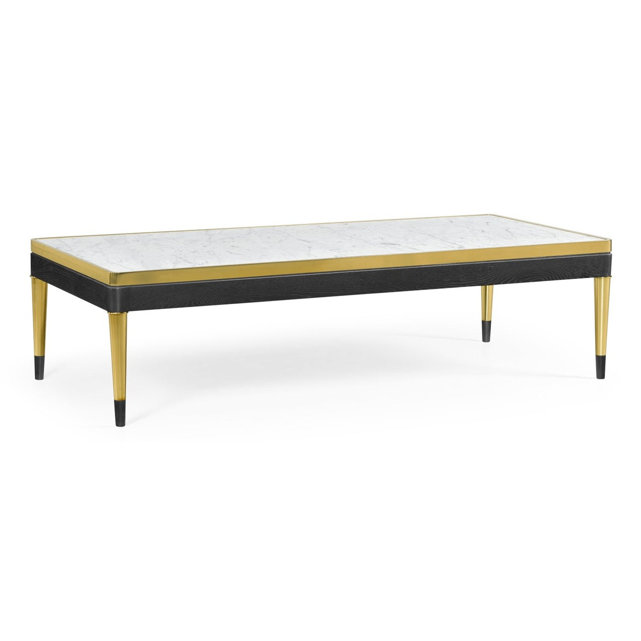 Jonathan Charles Coffee Table with White Calcutta Marble Top