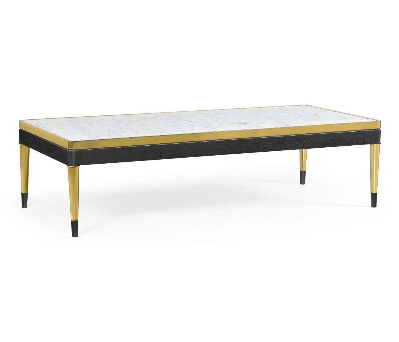 Jonathan Charles Coffee Table with White Calcutta Marble Top